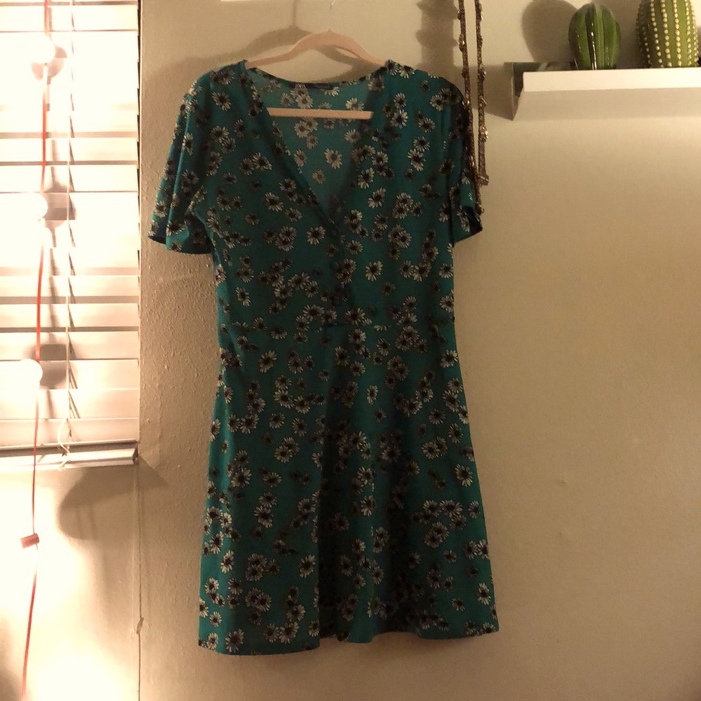 Daisy hunter-green tunic dress